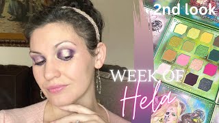 WEEK OF quotHelaquot 2nd look  Smoky Halo Eye [upl. by Higley618]