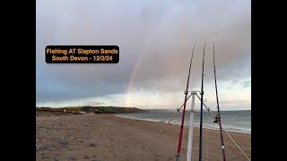 Fishing AT Slapton Sands South Devon  Easy fishing off the beach with plenty of fish caught [upl. by Noterb329]