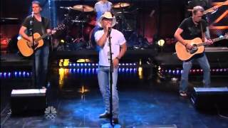 Kenny Chesney Come Over live The Tonight Show Jay Leno 71212 [upl. by Marleen]