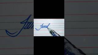 Jamill write ✍️ in beautiful cursive style handwriting cursivestyles cursivewriting [upl. by Ardnazxela]