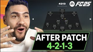 FC 25 AFTER PATCH BROKEN FORMATION 4213 BEST TACTICS amp PLAYER ROLES TO GET SUPER EASY WINS [upl. by Ellata]