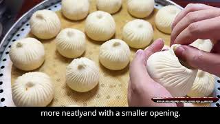 Baozi recipe  Homemade baozi fit cooking lowfatmeals recipe lowfat food express calories [upl. by Aiyt843]