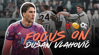 Dusan Vlahovic  World class goals amp skills with Juventus [upl. by Bor]