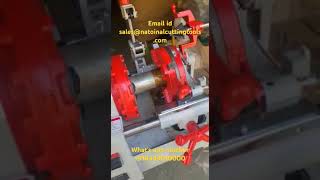 Portable pipe threader machine for construction site work shorts shortvideo pipecuttingmachine [upl. by Rosaleen]