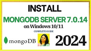 How to install MongoDB 7014 on Windows 1011 2024Install MongoDB amp Mongo Shell MongoDB Compass [upl. by Gilman]