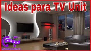 Ideas para hacer mueble para TV en Gypsum Board [upl. by Shamus973]