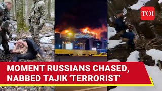 Russian Forces Grab Tajik Gunman After Thrilling Forest Chase I Moscow Terror Aftermath [upl. by Rori]