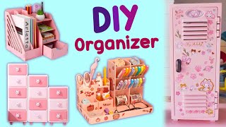 FANTASTIC ORGANIZER IDEAS  Locker Organizer  Desk Organizer From Cardboard and more [upl. by Lleon]