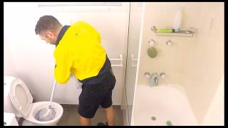 How to clear a blocked toilet without a plunger [upl. by Chatterjee]