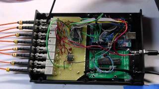 Fiberoptic joystick with quadrature encoders and arduino [upl. by Akcirehs]