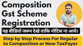 Composition Gst Registration  GST Registration Composition Scheme  Composition GST Scheme [upl. by Norman21]