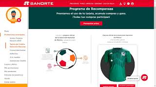 Como pedir la Playera de la Selección Nacional  BANORTE [upl. by Shayne]