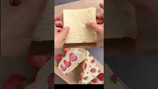 delicious strawberry bread sandwichsandwich breckfast shorts [upl. by Ara235]