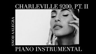 Snoh Aalegra  Charleville 9200 Pt II Piano Instrumental [upl. by Ahsyt]