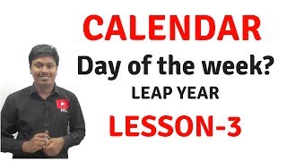 CalendarReasoningDay of the WeekLeap Year Lesson3 [upl. by Nepets]