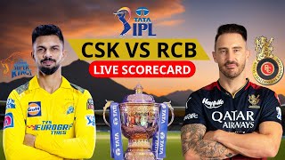 🔴 Live IPL 2024 CSK Vs RCB Live Match Score Card Bangalore v Chennai  Dhoni  Virat Kohli [upl. by Aicenad]