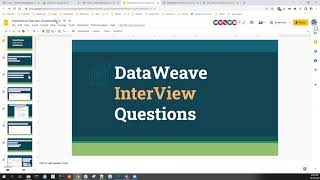 DataWeave Interview Questions [upl. by Theo]