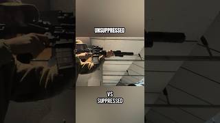 Difference between no suppressor and one YHM SrX AB A10 556 [upl. by Dolan]