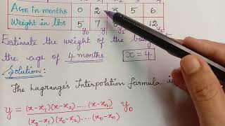 lagranges interpolation interpolation  numerical analysis [upl. by Mackenzie892]