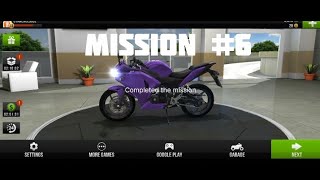 Traffic Rider mission 6  overtake 15 cars in  trafficrider trending [upl. by Navetse]