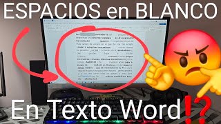 ⬜❌ Como ELIMINAR ESPACIOS en BLANCO al JUSTIFICAR TEXTO en WORD 2024 FÁCIL y RÁPIDO [upl. by Faxon690]