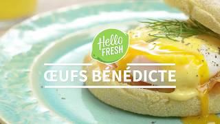 Comment faire des œufs bénédicte   Pâques avec HelloFresh  HelloFresh [upl. by Ydnal]