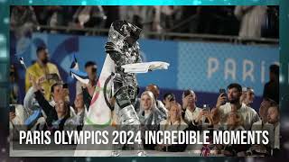 Paris Olympics 2024 Opening Ceremonys Memorable Moments [upl. by Yelik]