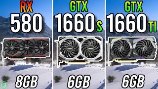 RX 580 8GB vs GTX 1660 Super vs GTX 1660 Ti [upl. by Eatnuahc161]