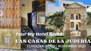 Tour My Hotel Room Las Casas de la Juderia in Cordoba Spain November 2023 [upl. by Aiset]