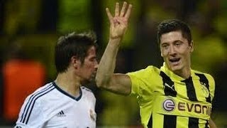 Robert Lewandowski show  4 bramki BVBReal Goals  Skills [upl. by Karita]