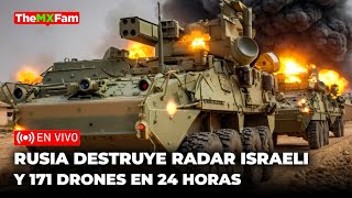 RUSIA DESTRUYE POR PRIMERA VEZ RADAR ISRAELI RADAieMHR y 171 DRONES  TheMXFam [upl. by Belayneh]