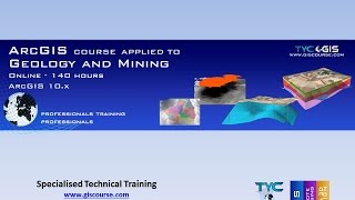 ArcGIS Course applied to Geology and Mining  Online Training [upl. by Mayram]