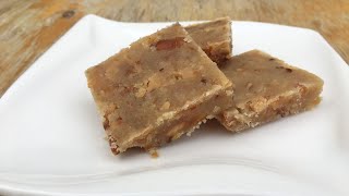 Flour halva recipe  Un halvasinin hazirlanmasi Meyvə qurusu və ləpəli un halvası [upl. by Haek]