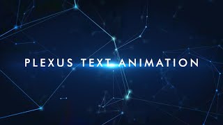 Plexus Intro Animation Tutorial  After Effects Tutorial Indonesia [upl. by Virge]