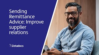 Sending Remittance Advice using Zetadocs [upl. by Nyraf89]