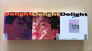 ♡Unboxing Baekhyun 백현 2nd Mini Album Delight Kihno Cinnamon Honey amp Mint Ver♡ [upl. by Jadda]