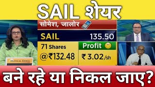 🔴SAIL share letest news  sail share next Target  sail share anelysis today [upl. by Willyt]