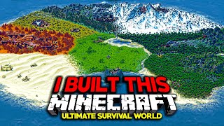 I Transformed Minecraft Into The ULTIMATE Survival World  Full Movie 6000 HOURS [upl. by Otrebor834]