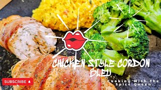 Flavorful Chicken Style Cordon Bleu Recipe cordonbleu [upl. by Anirpas]