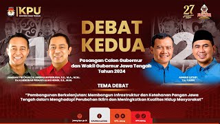 DEBAT KEDUA PASANGAN CALON GUBERNUR DAN WAKIL GUBERNUR JAWA TENGAH TAHUN 2024 [upl. by Orpah]