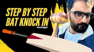 StepbyStep Bat Knocking Essential Tips for Your Cricket Gear ⛏🏏 [upl. by Gare]