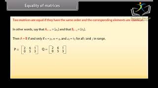 Class 12 MATHS  Chapter Algebra of Matrices I  CBSE [upl. by Eneiluj]