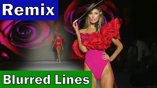 Robin Thicke  Blurred Lines Angelo M amp Highjacks Remix FASHION VIDEO HD [upl. by Peih517]