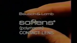 Bausch amp Lomb Soflens Commercial 1977 [upl. by Adekam]