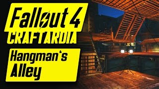 Fallout 4 Hangmans Alley Settlement  Base Building Timelapse  Fallout 4 Settlement Building PC [upl. by Quintina]