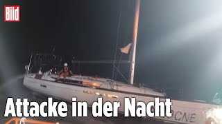 Horror für SegelTeam Orcas versenken Schiff im Mittelmeer [upl. by Akcirre448]