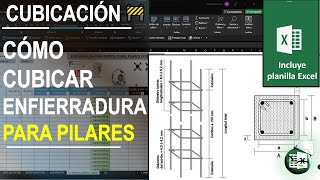 🚧CUBICACIÓN de enfierradura para PILARES [upl. by Malkin]