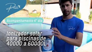 4º dia de uso do Ionizador Solar Priori para piscinas de 40000 a 60000 litros na piscina 03 [upl. by Atsyrhc]