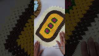 مفرش كروشيه رقيق  Crochet doily [upl. by Ardnaz]