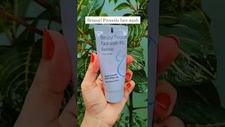 Benzoyl Peroxide Face Wash 4℅ Benxopshortsfacewashyoutubeshorts acnepimplesremoval [upl. by Unni757]